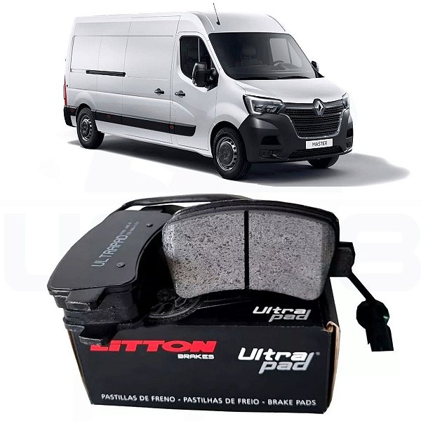 Pastilha Freio Traseira Cerâmica Renault Master 2.3 Dci 2013 + Sensor