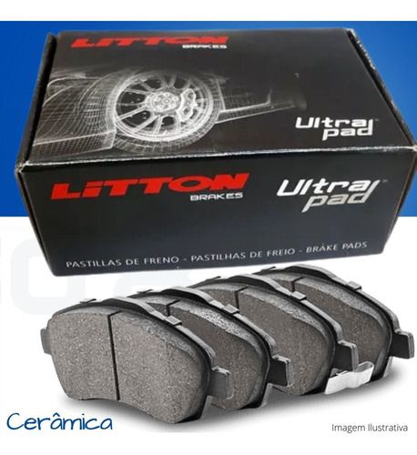 Pastilha Freio Traseira Cerâmica Vw Jetta Golf Vi Beetle 2009/.. Audi A3 Quattro Sportback 2009/2012