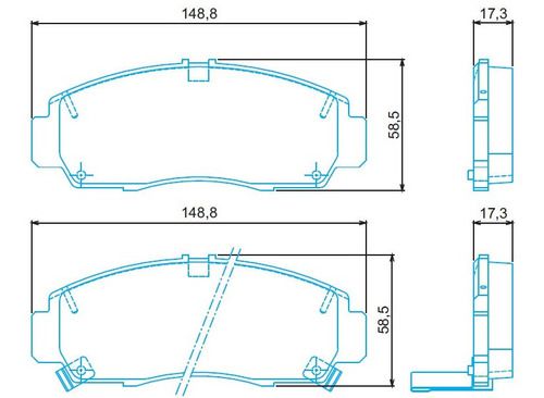 Pastilha Freio Dianteira Cerâmica Honda Civic 1.8 2.0 Gx Glx Lxr 2008/2014 Accord 3.5 Ex Lx 2008/..