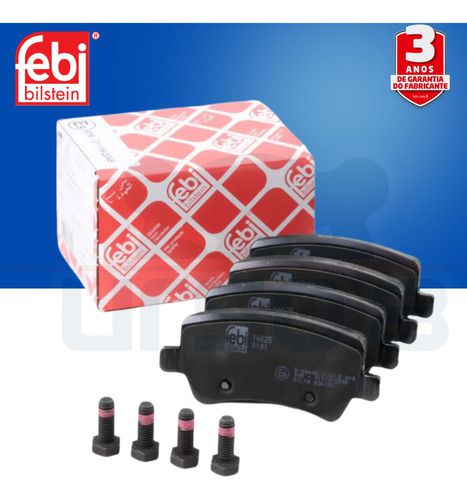 Pastilha Freio Traseira Volvo S60 V60 Xc60 2.0 3.0 T5 T6 2010/.. Land Rover Evoque 2.0 2.2 Ed4 Sd4 2011/..