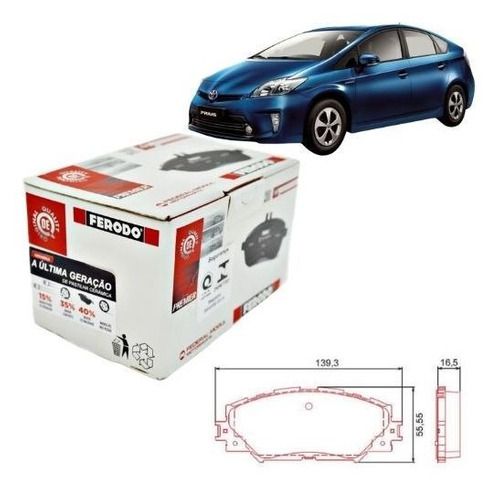 Pastilha Freio Dianteira Ceramica Toyota Rav4 2008 2009