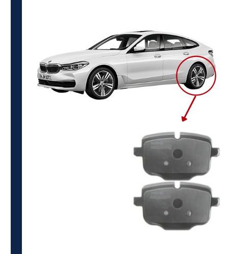 Pastilha De Freio Traseira Cerâmica Bmw 5 6 7