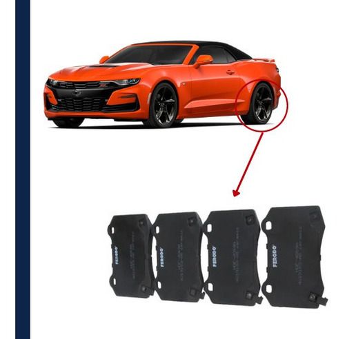 Pastilha Freio Traseira Chevrolet Camaro Ss 6.2 2010
