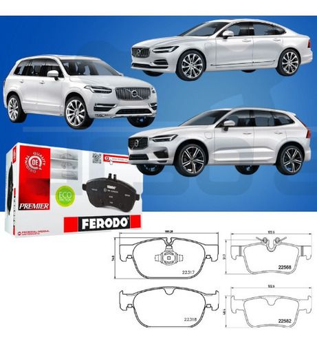 Pastilha Freio Volvo Xc60