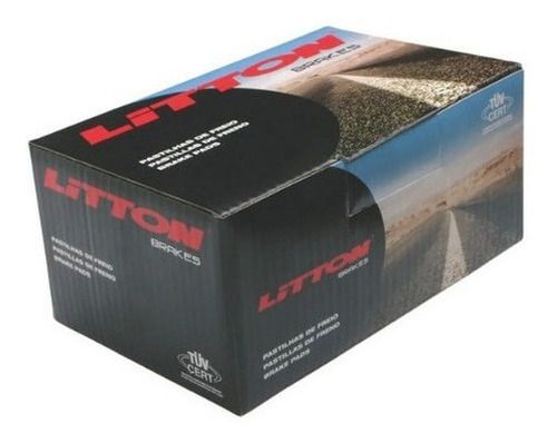 Pastilha Freio Ap46482 - Litton Brakes - Na37210 - Pastilha De Freio Dianteiro