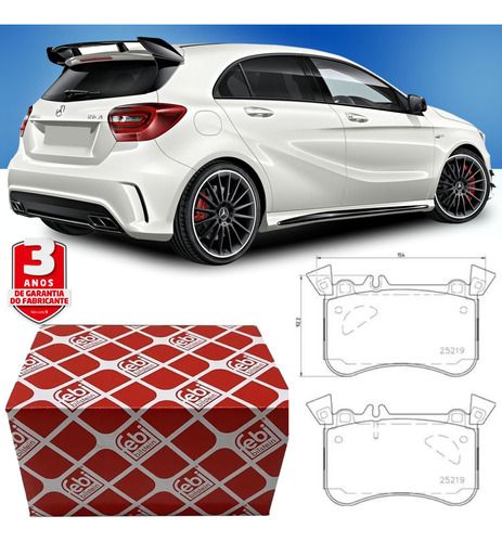 Pastilha Freio Dianteira Mercedes Benz A45 CLA45 GLA45 AMG 2012/..