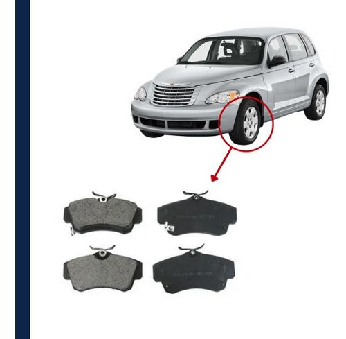 Pastilha Freio Dianteira Cerâmica Chrysler PT Cruiser 2000/.