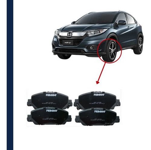 Pastilha Freio Dianteira Cerâmica Honda Accord G9 G10 2012/.. HRV 1.8 LX EX EXL Touring 2015 a 2020