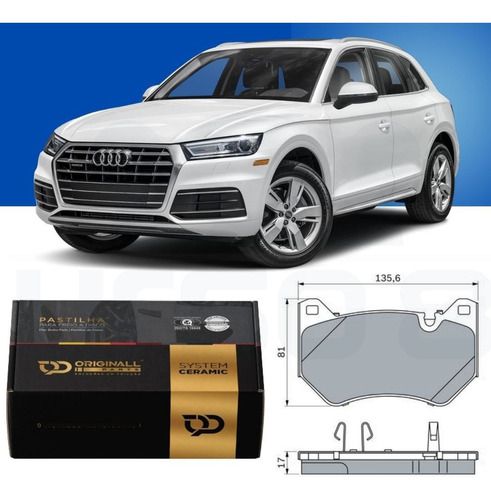 Pastilha Freio Dianteira Cerâmica Audi Q5 SQ5 2017 2018 2019 2020