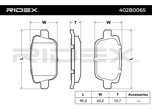 Pastilha Freio Traseira Remsa Ford Mondeo 1.6 Ti 16V 2007/..