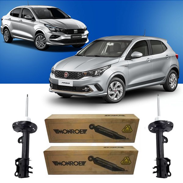 Par Amortecedor Dianteiro Fiat Argo e Cronos 1.0 1.3 1.8