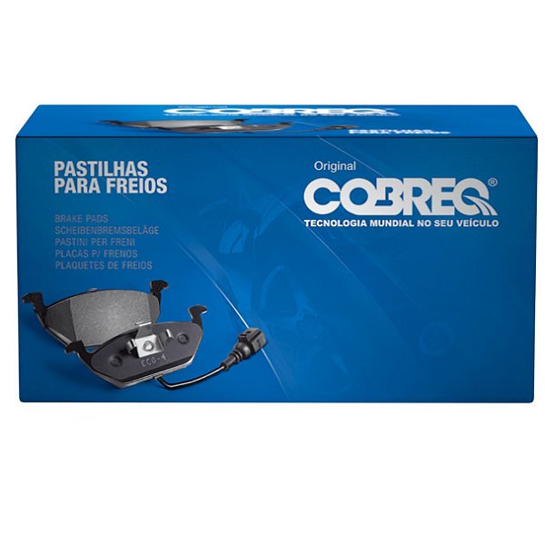 PASTILHA FREIO AP29391 - COBREQ - 5518 - PASTILHA FREIO TRASEIRA