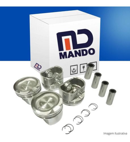 Pistão Motor STD Honda Civic 1.6 16v 1997 a 2000 Motor D16Y