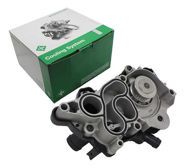Bomba Agua Carcaça Termostatica Vw Golf Polo Tcross 1.4