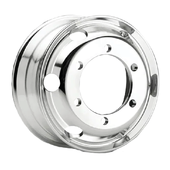 Roda De Alumínio, Aro 17,5″ X 6,75″, 6 Furos Reto, Pneu 235