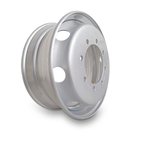 RODA DE AÇO ARO 225 X 75 8 FUROS RETOS PNEU 275