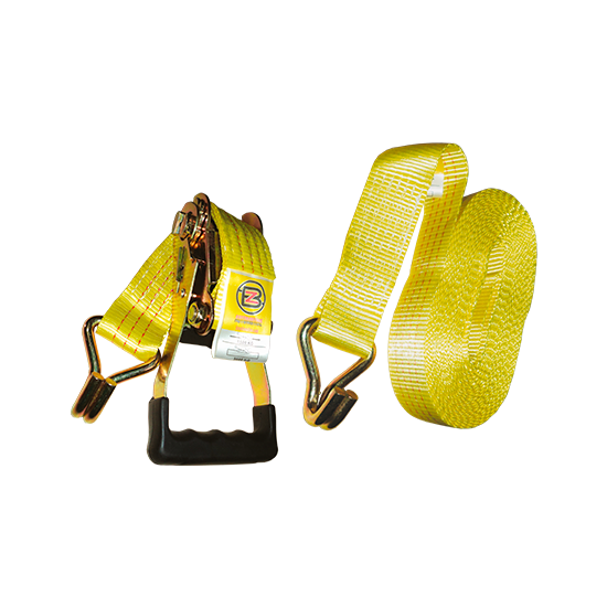 KIT CINTA DE CARGA COM CATRACA 4TON GANCHO J