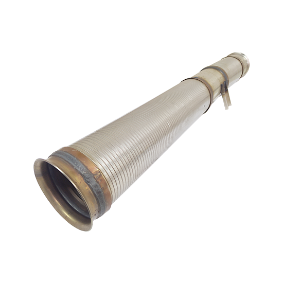 TUBO FLEXÍVEL ESCAPE INOX