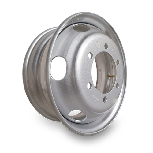 RODA DE AÇO ARO 175 X 6 6 FUROS RETOS PNEU 215