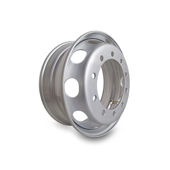 RODA DE AÇO ARO 225 X 75 10 FUROS RETOS PNEU 275