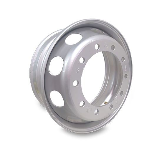 RODA DE AÇO ULTRALEVE ARO 225 X 825 10 FUROS RETOS PNEU 295