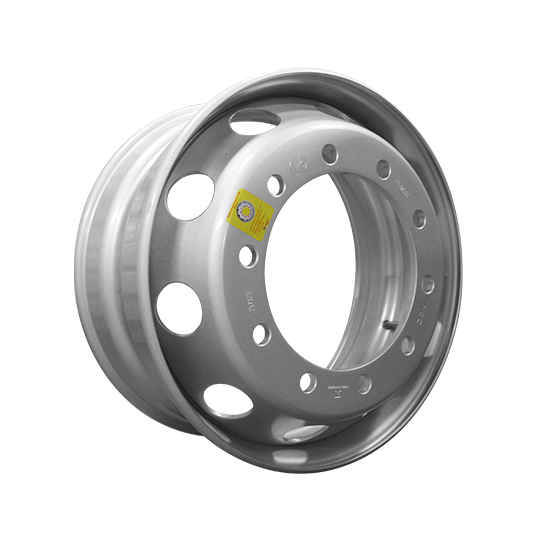 RODA DE AÇO ARO 225 X 9 10 FUROS RETOS PNEU 295