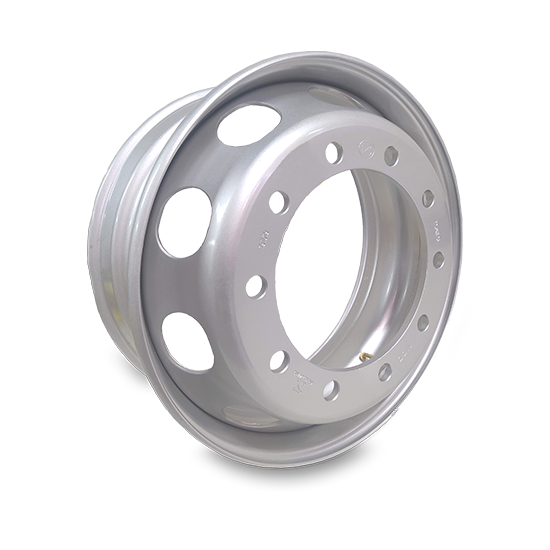 RODA DE AÇO ARO 225 X 825 10 FUROS RETOS PNEU 295