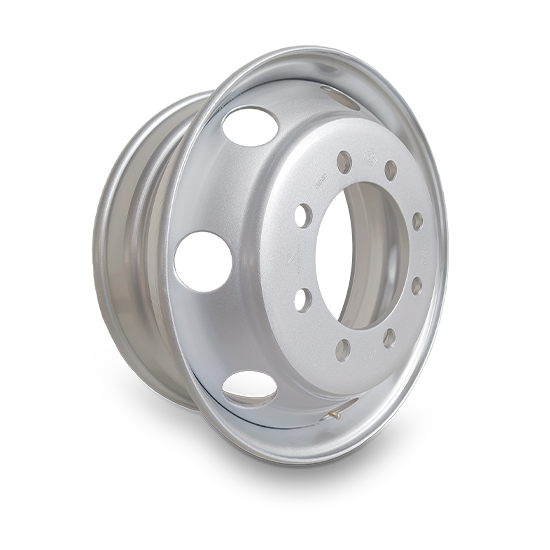 RODA DE AÇO ARO 225 X 75 8 FUROS CÔNICOS PNEU 275