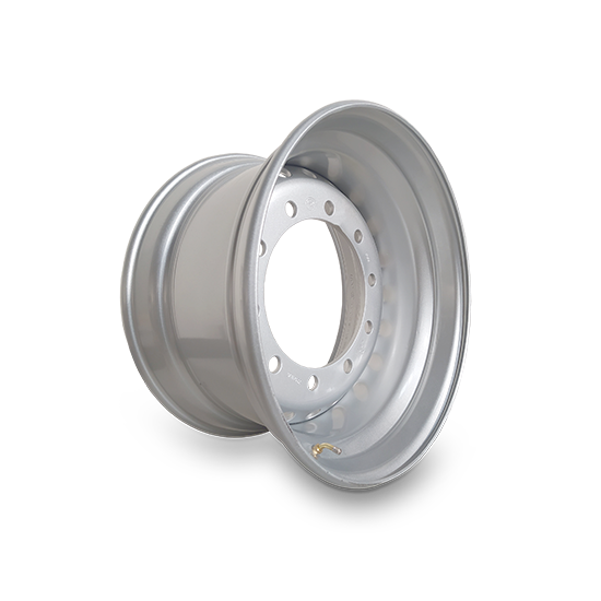 RODA DE AÇO SINGLE ARO 225 X 1175 10 FUROS RETOS PNEU 385