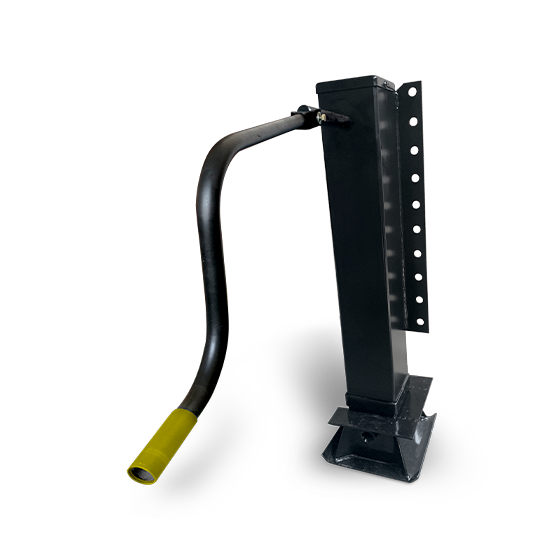 PÉ DE CARRETA MULTIFUROS COM PÉ DE APOIO DOLLY 5TON SAPATA T