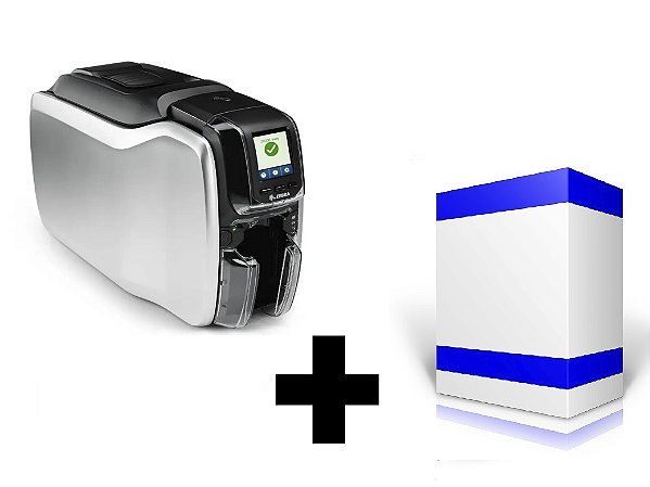 Impressora de Crachás e Cartões Zebra ZC300 Simplex