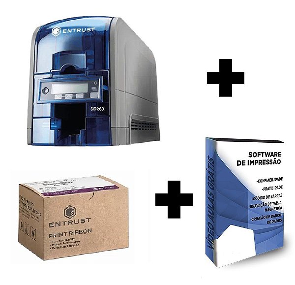 Impressora Cartões Entrust/Datacard Sigma SD260 SMID - Modelo Exclusivo