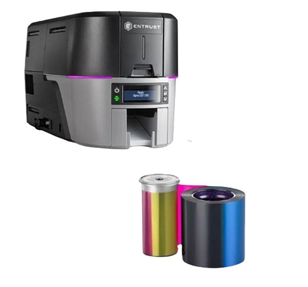 Impressora Crachás Entrust Sigma DS3 Simplex C/ Ethernet - Modelo Exclusivo