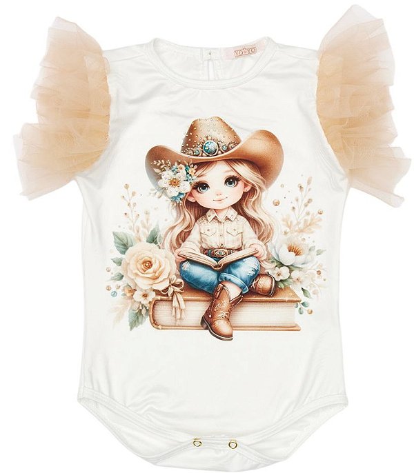 BODY MENINA COWGRIL - YOLOVEYO (26004)