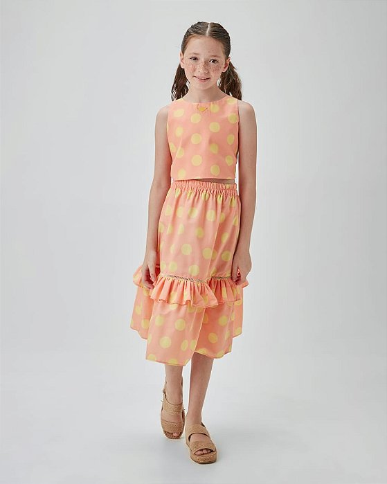 CONJUNTO TOP E SAIA - UM MAIS UM (891032)