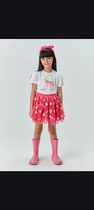 CONJUNTO BLUSA E SAIA - BEABÁ ( TAMANHO UNICO 4 ) (888281)