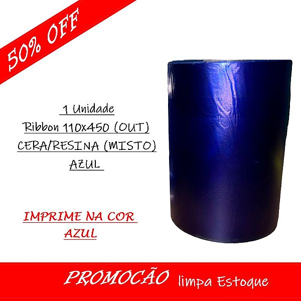Ribbon Misto 110x450 C70 Color Azul OUT