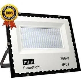 Mini refletor holofote led SMD 200w 6500K IP67.