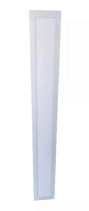 Luminária Plafon LED 72W Retangular 15cm x 120cm Embutir 4000K bivolt.