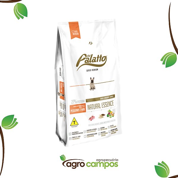 Pet Palatto Natural Essence Raças Pequenas e mini (10,1)