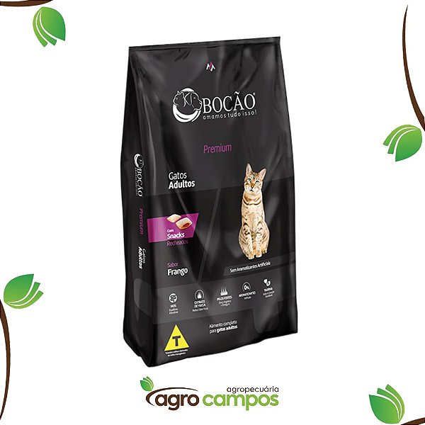 Bocão Premium Gatos Adultos 20kg
