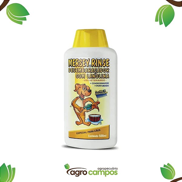Shampoo Desembaraçador Com Lanolina Especial Para Cães-500ml