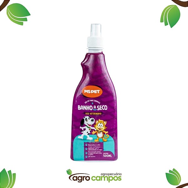 Banho A Seco Para Cães E Gatos -500ml