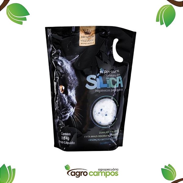 Areia Para Gatos Silica Real 1,6kg