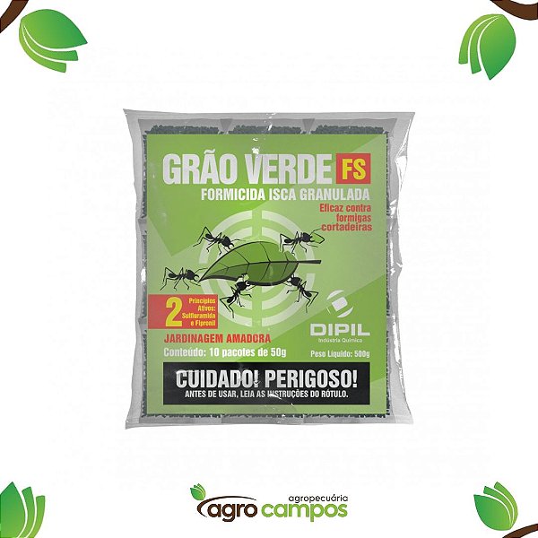 Formicida Grão Verde Isca Granulada-500g