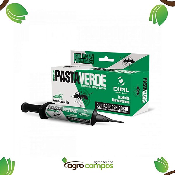 Formicida Pasta Verde ( Eficaz Contra Formigas Doceiras)