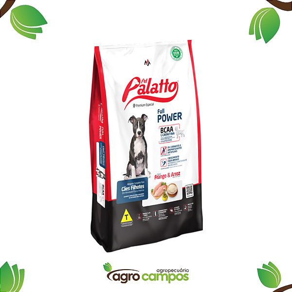 Pet Palatto Full Power Cães Filhotes (15Kg)