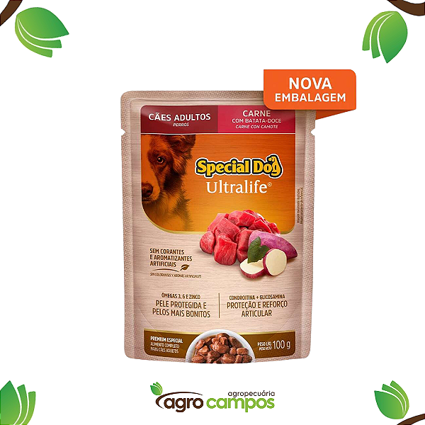 Special Dog Ultralife - Cães adultos - Carne (100g)
