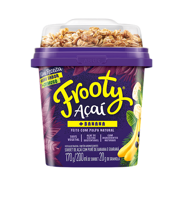 Frooty Açaí Banana C/Granola 200ml
