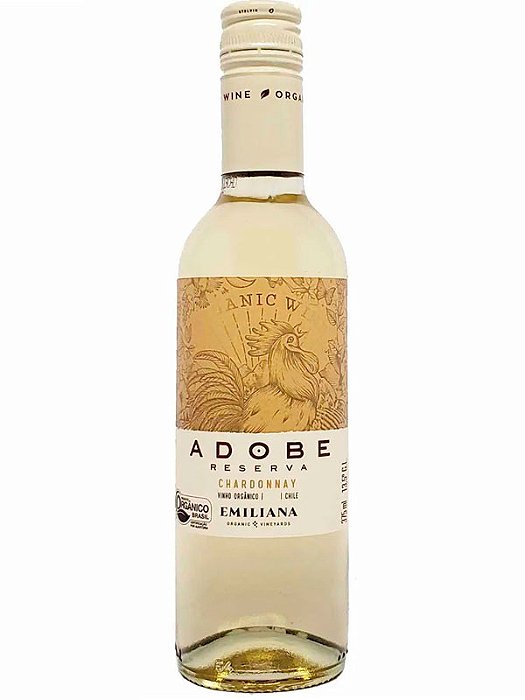 Vinho Chileno Emiliana Adobe Bco Chard 375ml GF